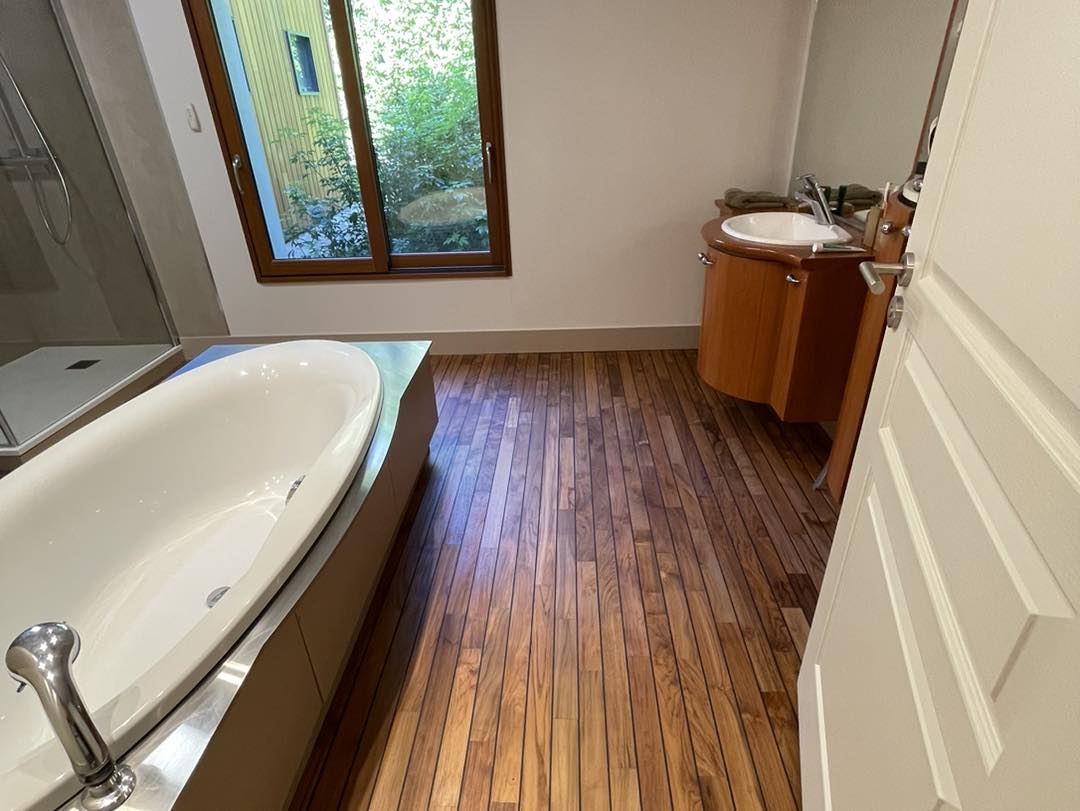 Parquet "pont de bateau"