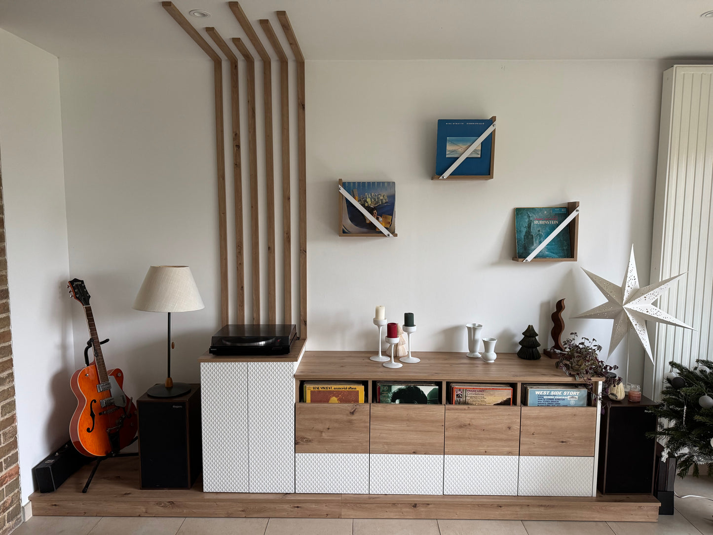 Meuble vinyle sur mesure