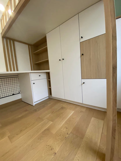 Chambre mezzanine en bois