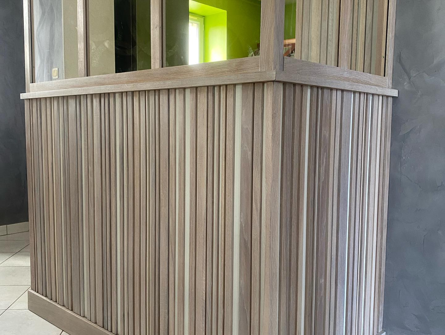 Verrière séparation séjour/cuisine