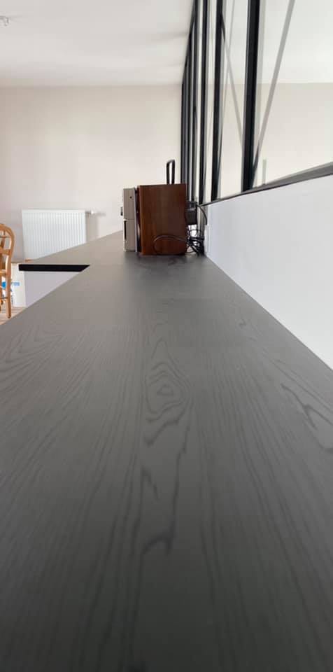 Meuble de bureau moderne noir et blanc