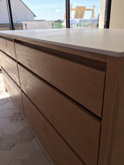 Cuisine avec îlot central