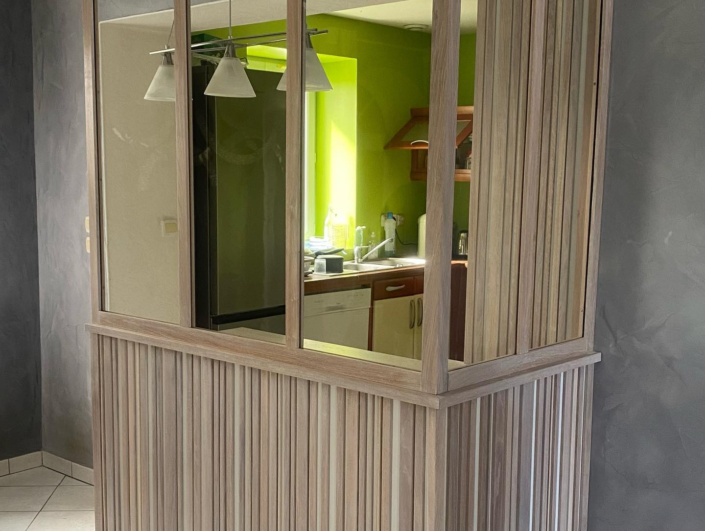 Verrière séparation séjour/cuisine