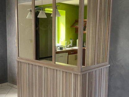 Verrière séparation séjour/cuisine