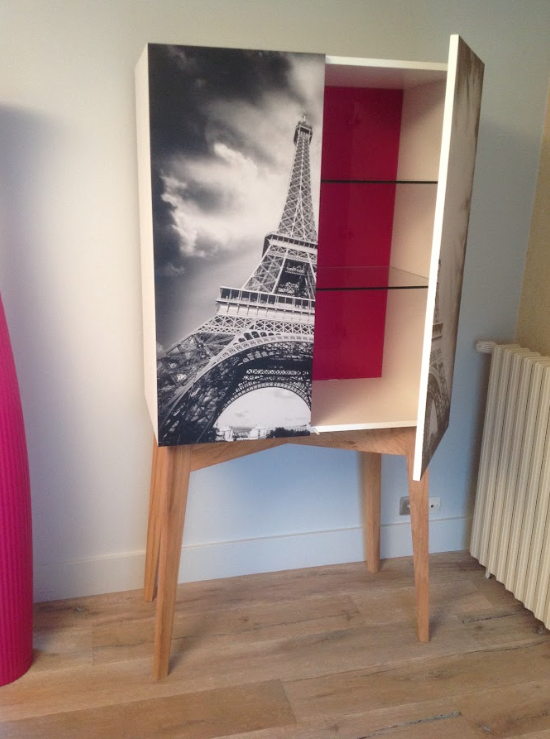 Meuble design personnalisé - Tour Eiffel