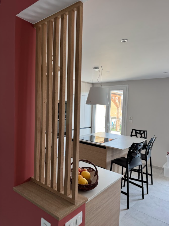 Cuisine moderne bois & terracotta