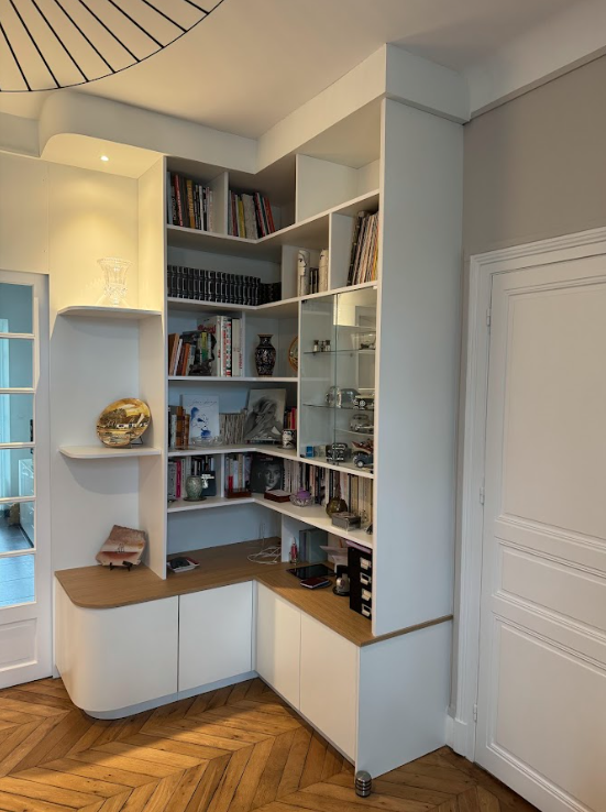 Bibliothèque et meuble sur mesure