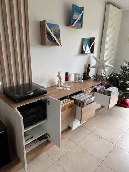 Meuble vinyle sur mesure