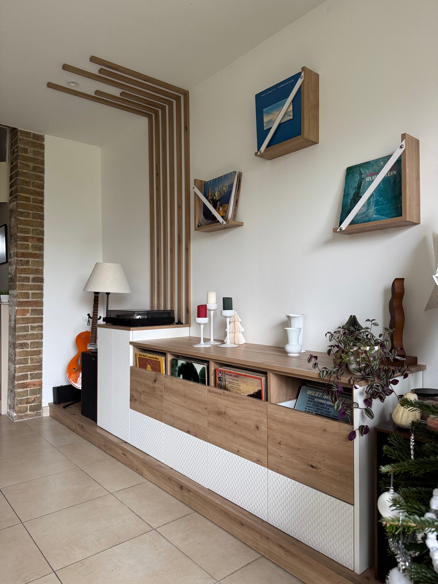 Meuble vinyle sur mesure