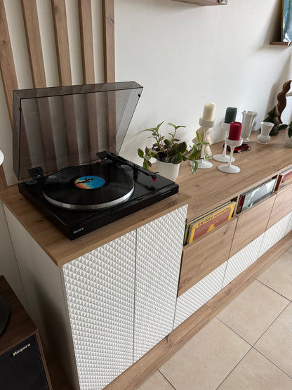 Meuble vinyle sur mesure