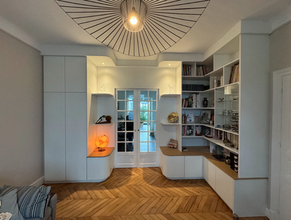 Bibliothèque et meuble sur mesure