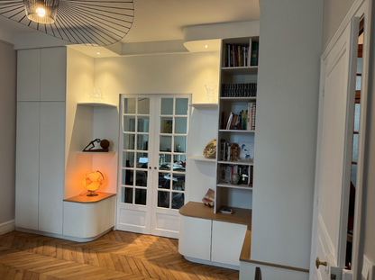Bibliothèque et meuble sur mesure